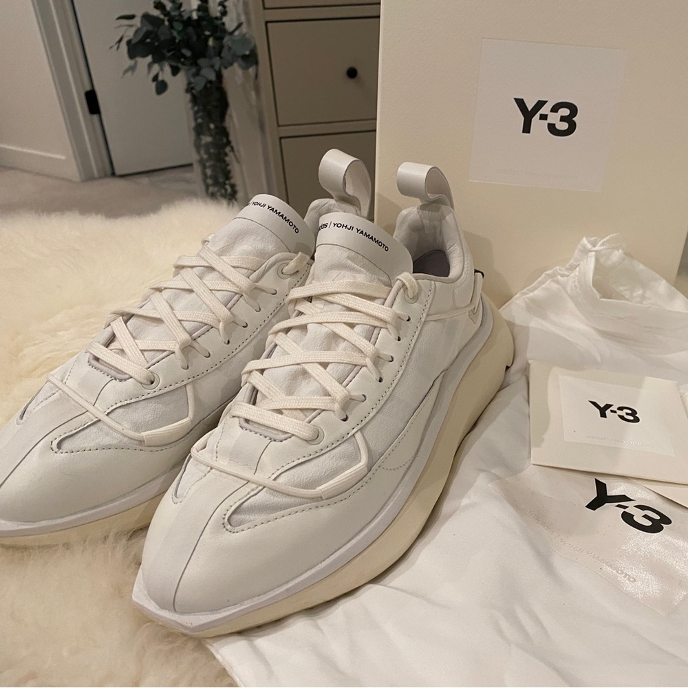 Adidas | Y-3 Yohji Yamamoto White Shiku Run | Men 6/Women 7.5
